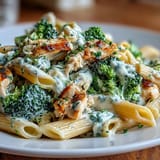 High Protein Chicken Broccoli Pasta