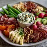 Spring Charcuterie Board Radishes
