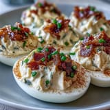 Bacon Ranch Deviled Eggs Festive
