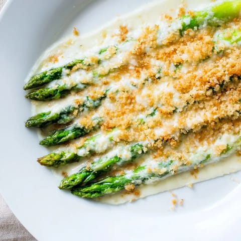 Tender Asparagus with Cheese