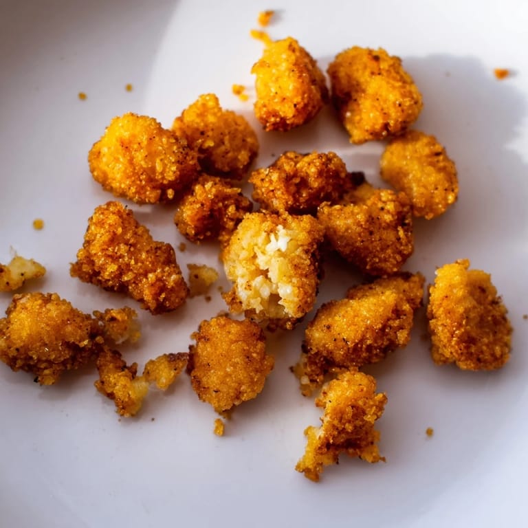 Homemade Popcorn Chicken, with a perfectly crunchy exterior and juicy, tender chicken inside.