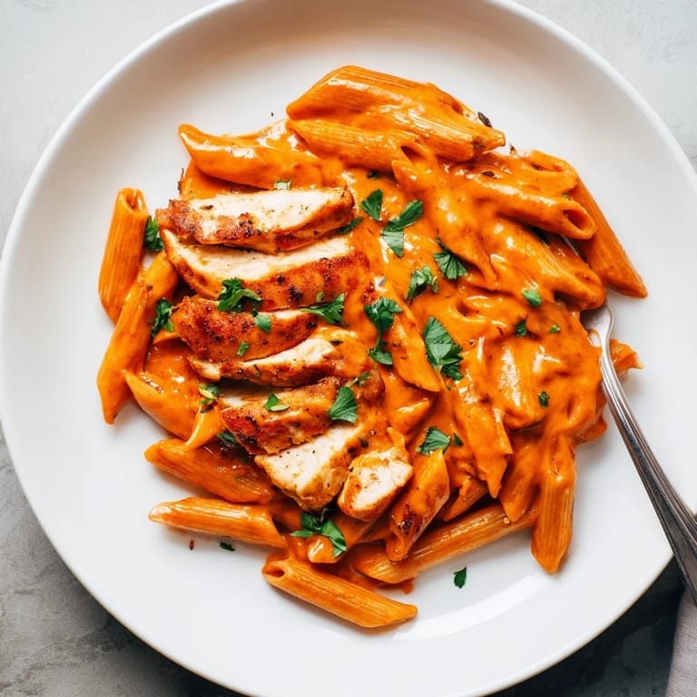 Honey Chipotle Chicken Pasta served warm in a skillet, perfect for busy weeknights.