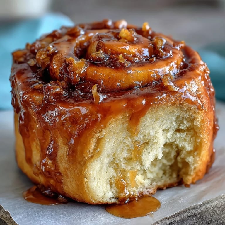Warm, gooey orange rolls topped with tangy glaze, perfect for a sweet morning treat.