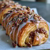 Golden mini orange rolls made with crescent dough, topped with a zesty citrus glaze for a bright, sweet breakfast treat.