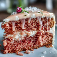 Elegant pink Bridal Shower Rosé Velvet Cake with shimmering gold drip.